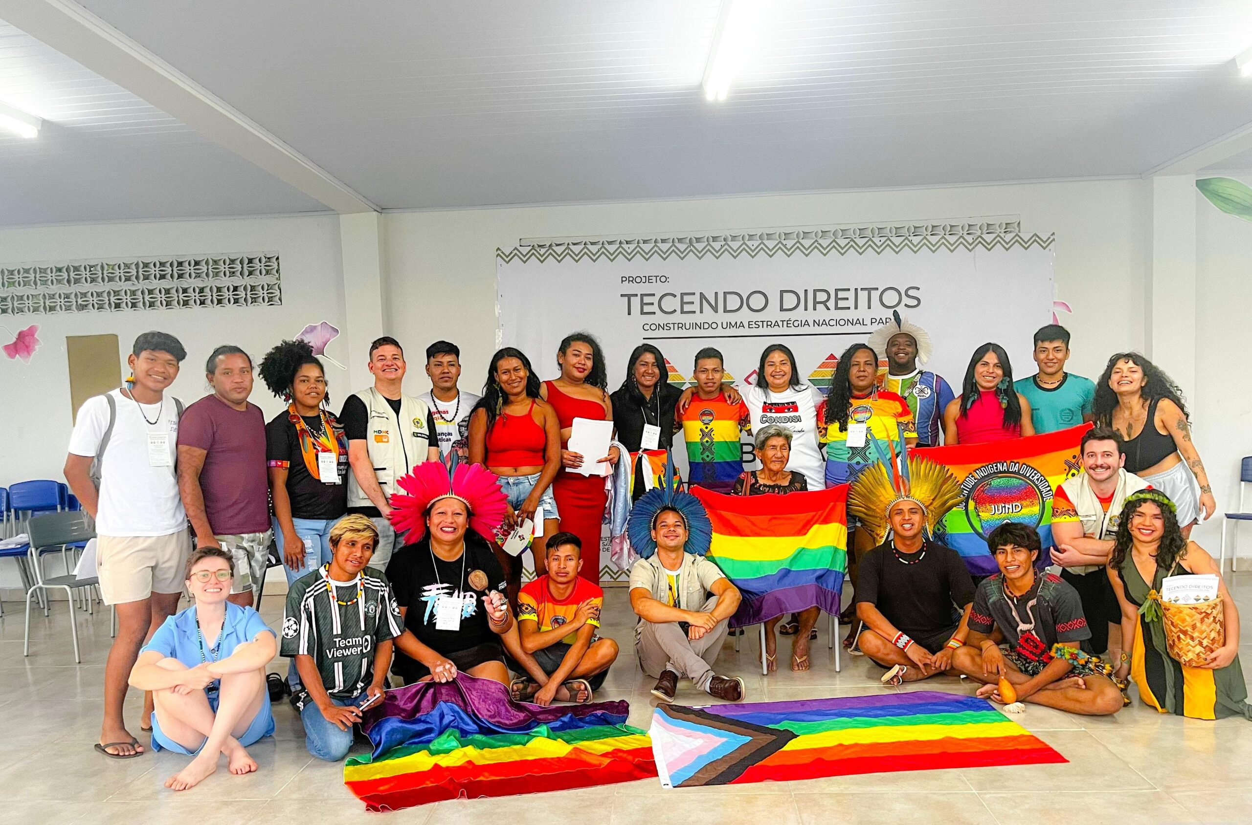 Tecendo Direitos: Construindo uma Estratégia Nacional para Indígenas LGBTQIA+. Foto: Arquivo pessoal da autora.