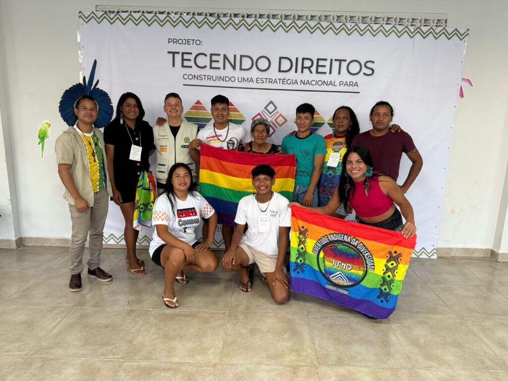 Tecendo Direitos: Construindo uma Estratégia Nacional para Indígenas LGBTQIA+. Foto: Arquivo pessoal da autora.